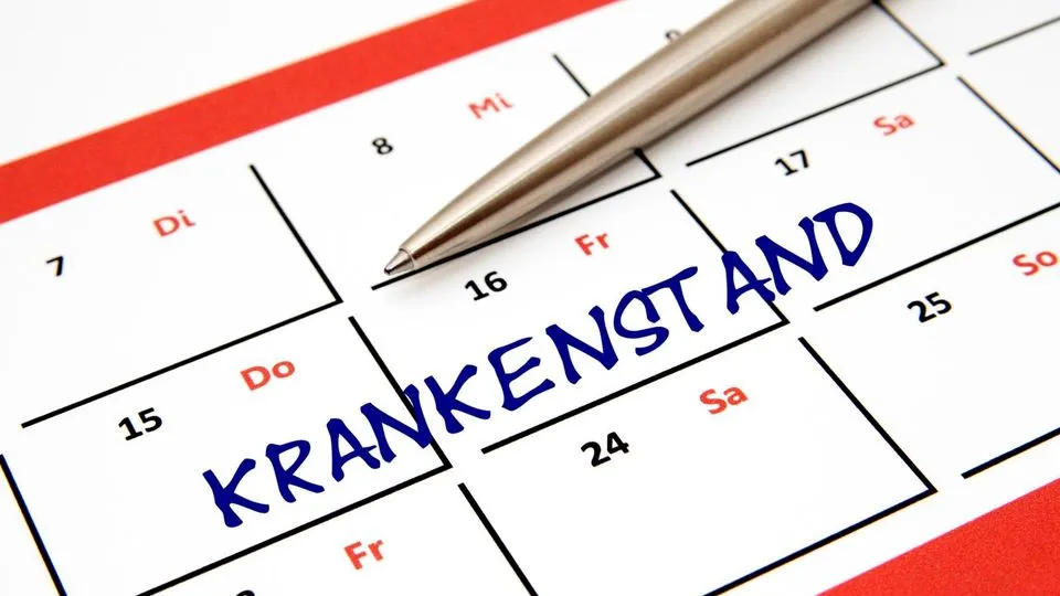 Im Handwerk haben die Augenoptiker die wenigsten Fehltage mit 7,7und die meisten Fehltage weisen die Maurer im Durchschnitt mit 19,2 Tagen auf.